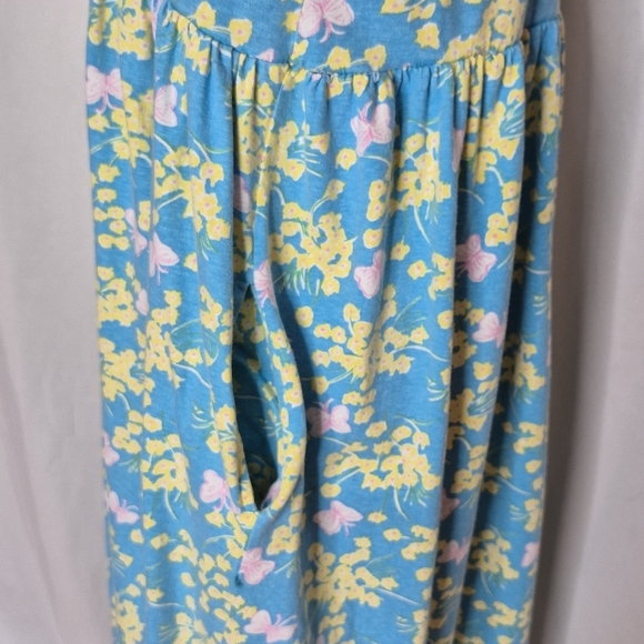 Lilly Pulitzer Vintage Floral Short Sleeve Cotton Dress - Size M *Flaws - Picture 5 of 12